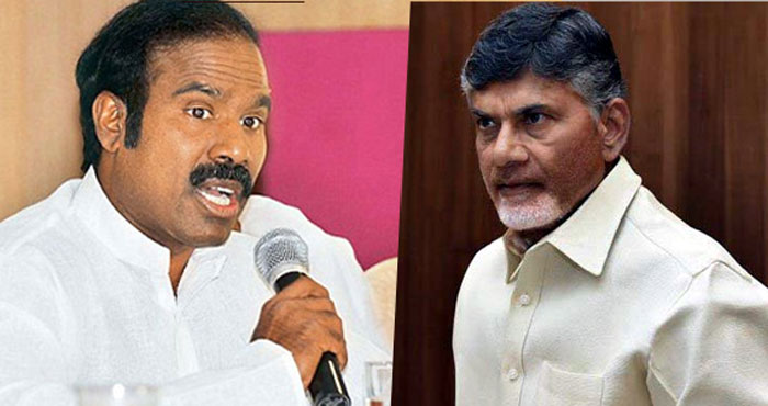 Chandrababu Naidu and KA Paul Protesting