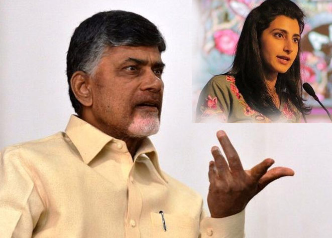 Chandrababu Naidu with Brahmani