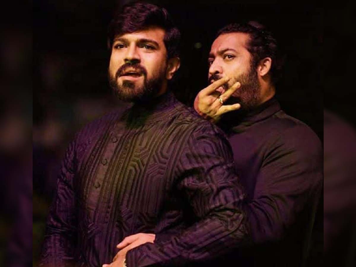 Charan with NTR