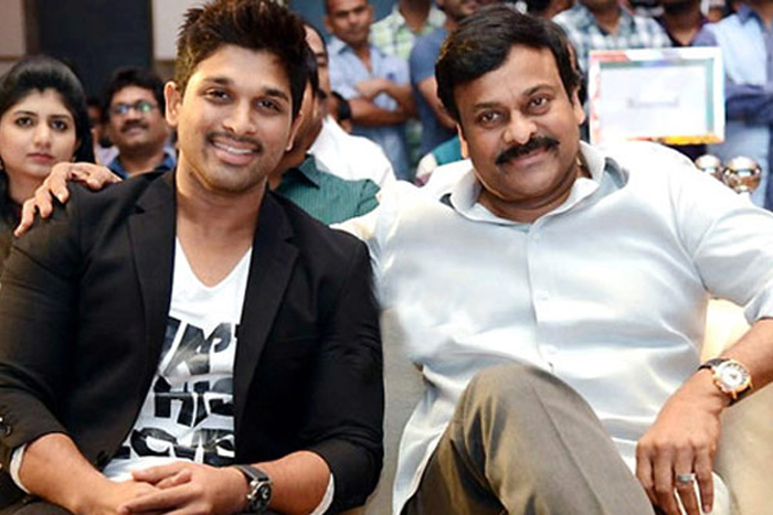 Chiranjeevi And Allu Arjun