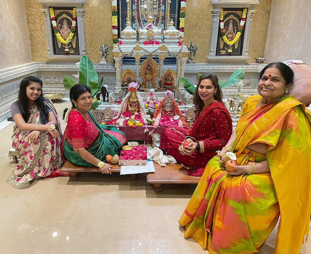 Chiranjeevi and his family members