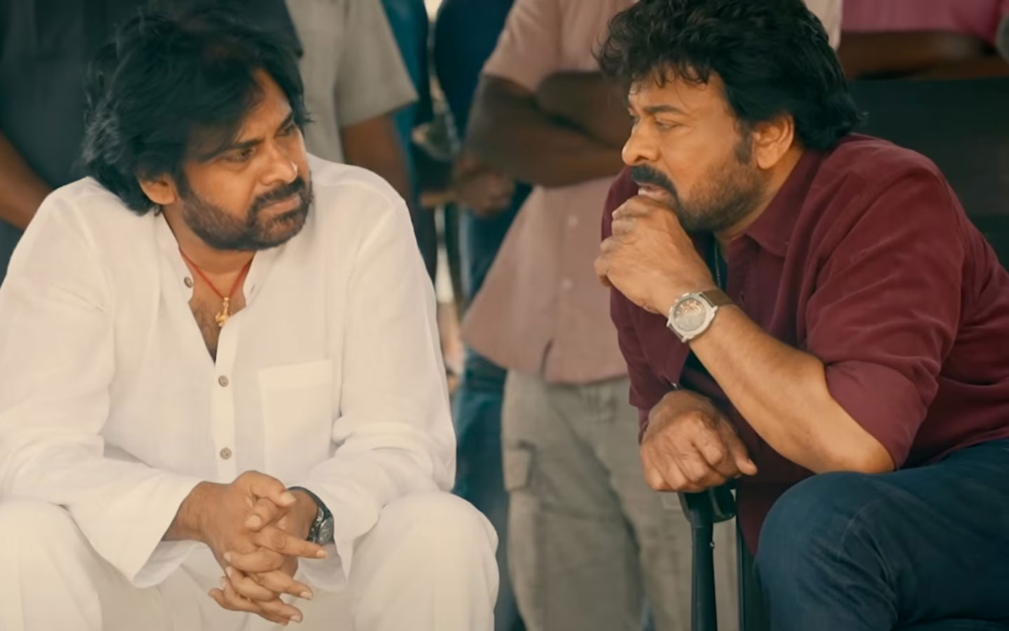 Chiranjeevi and Pawan Kalyan to watch OG