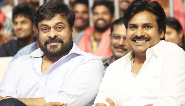 Chiranjeevi and Pawan Kalyan