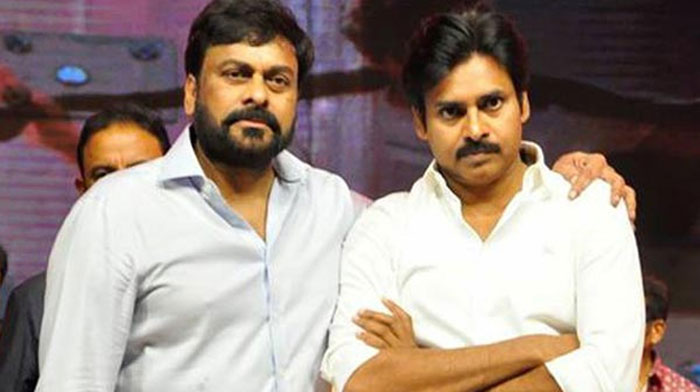 Chiranjeevi and Pawan Kalyan