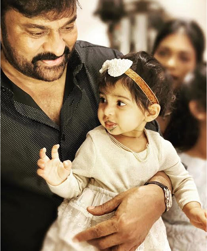 Chiranjeevi Celebrates His Granddaughter's Birthday