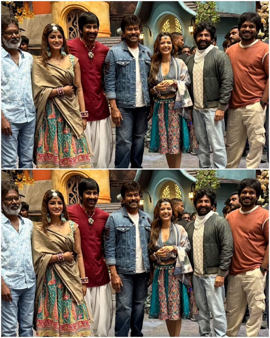 Chiranjeevi enters Bhartha Mahasayulaku Wignyapthi sets