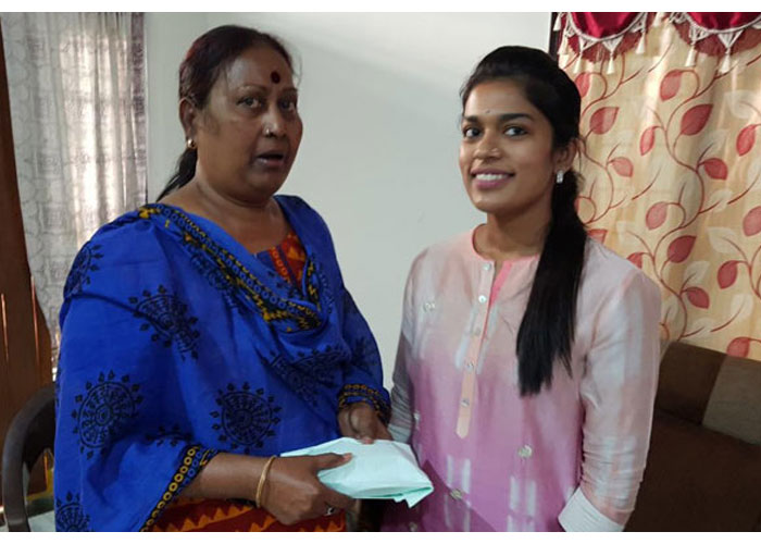 Chiranjeevi Financial Assistance to Subhashini through Srija