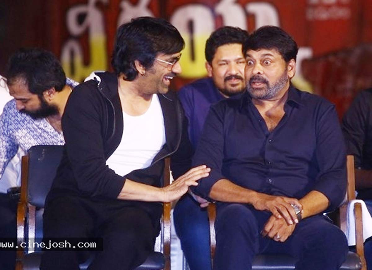 Chiranjeevi forgets, Ravi Teja replies