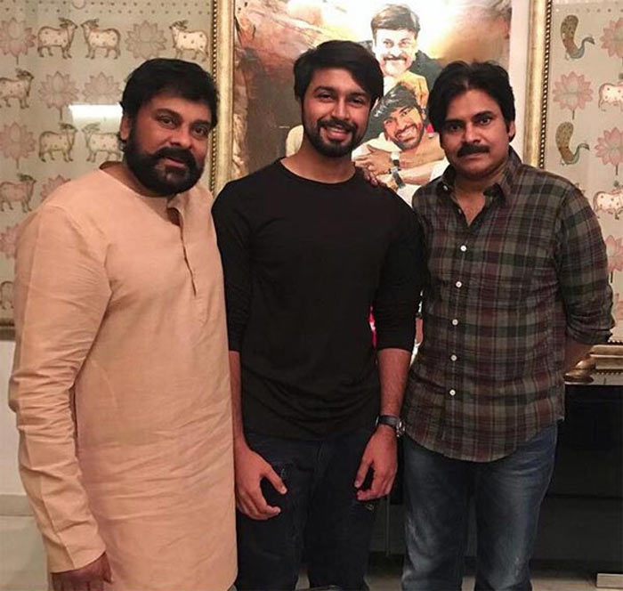 Chiranjeevi, Kalyan Kanuganti, Pawan Kalyan