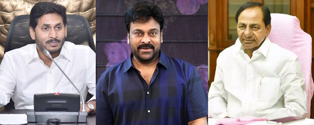 Chiranjeevi - KCR and Jagan