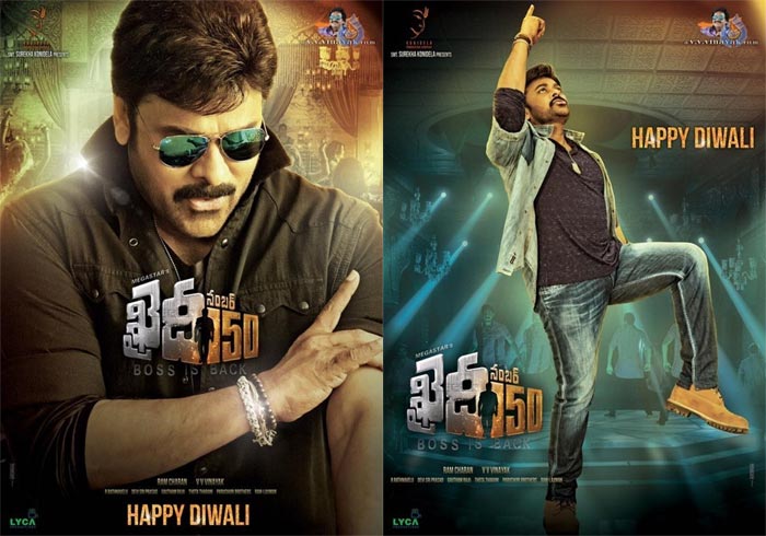 Chiranjeevi Khaidi No 150 First Look Posters