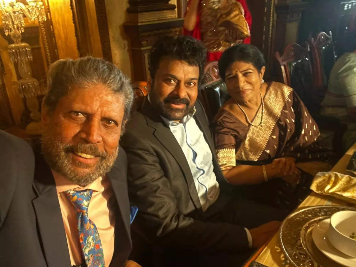 Chiranjeevi meet Kapil Dev