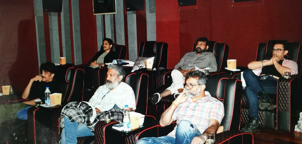Chiranjeevi,Nagarjuna watches Laal Singh Chaddha special screening