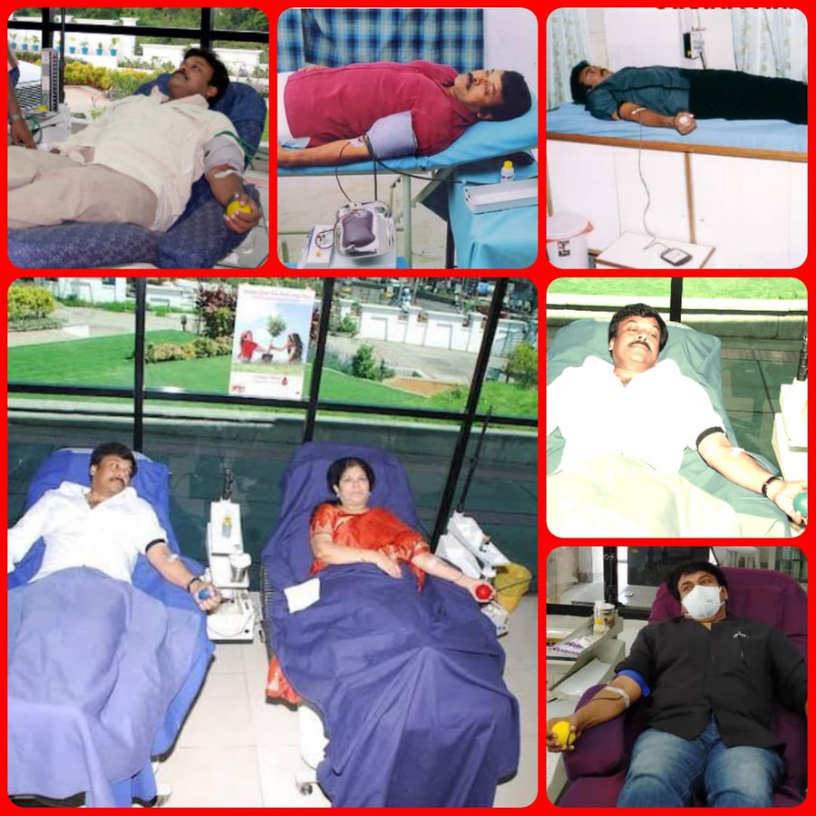 Chiranjeevi on World Blood Donation Day