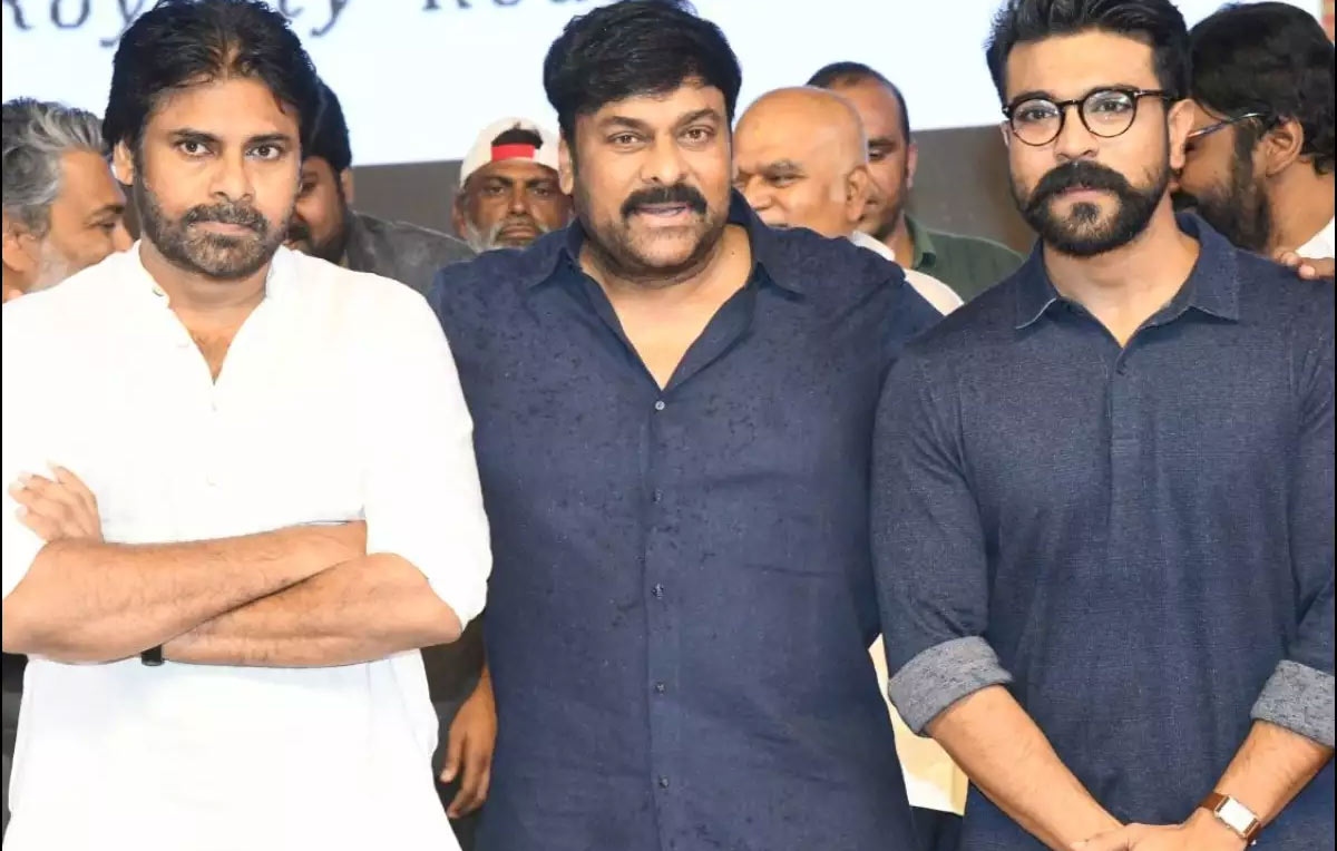 Chiranjeevi Pawan Kalyan Ram Charan