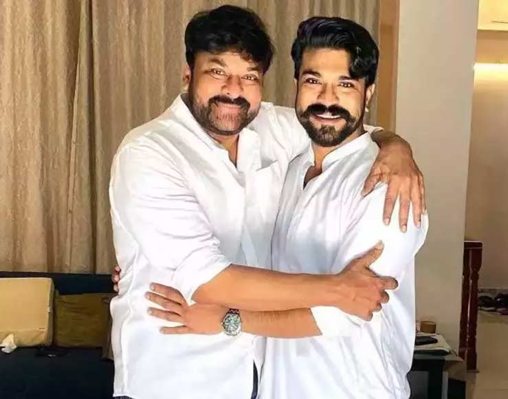 Chiranjeevi, Ram Charan 