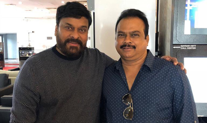 Chiranjeevi Visits RC12 Sets