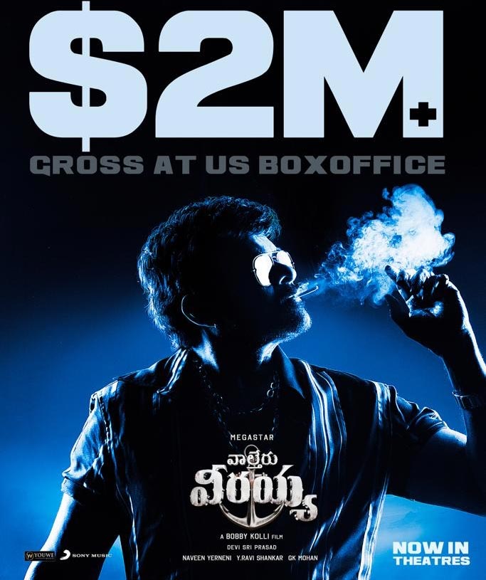 Chiranjeevi Waltair Veerayya Breaches 2M+ In USA 
