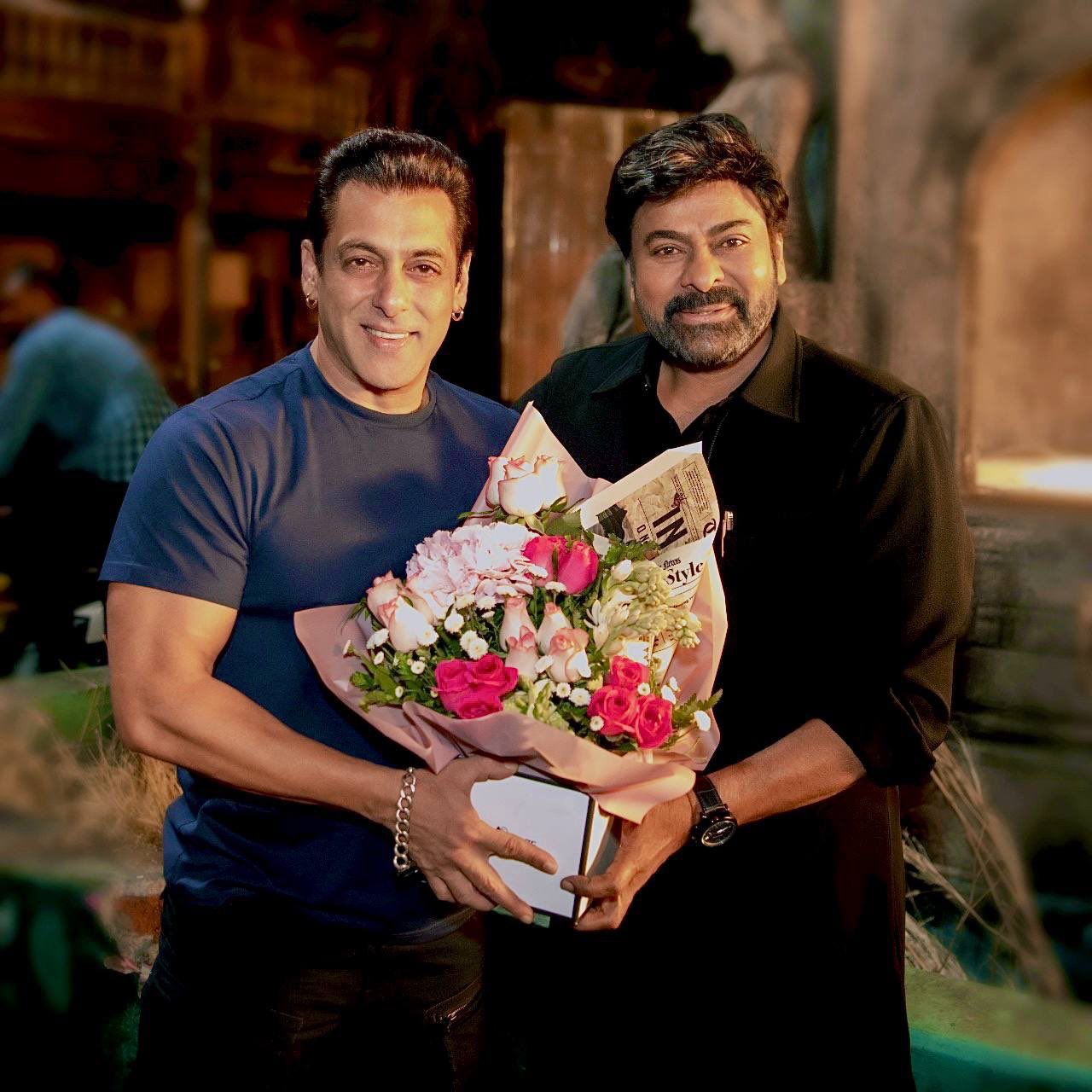 Chiranjeevi welcomes Salman Khan