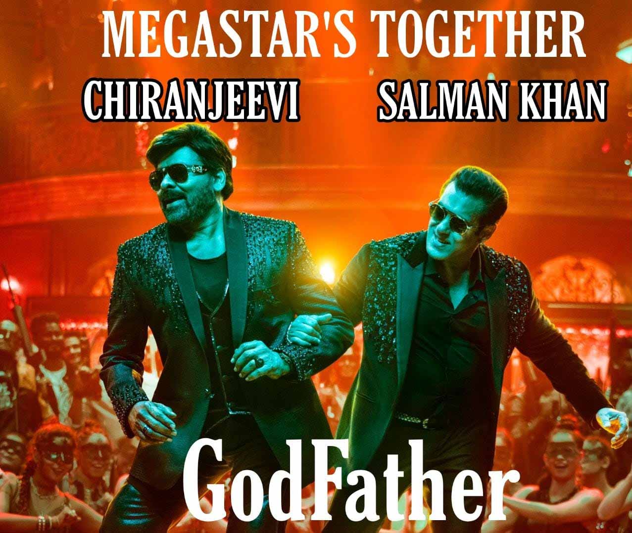 Chiranjeevi with Salman khan in Godfather Telugu Movie