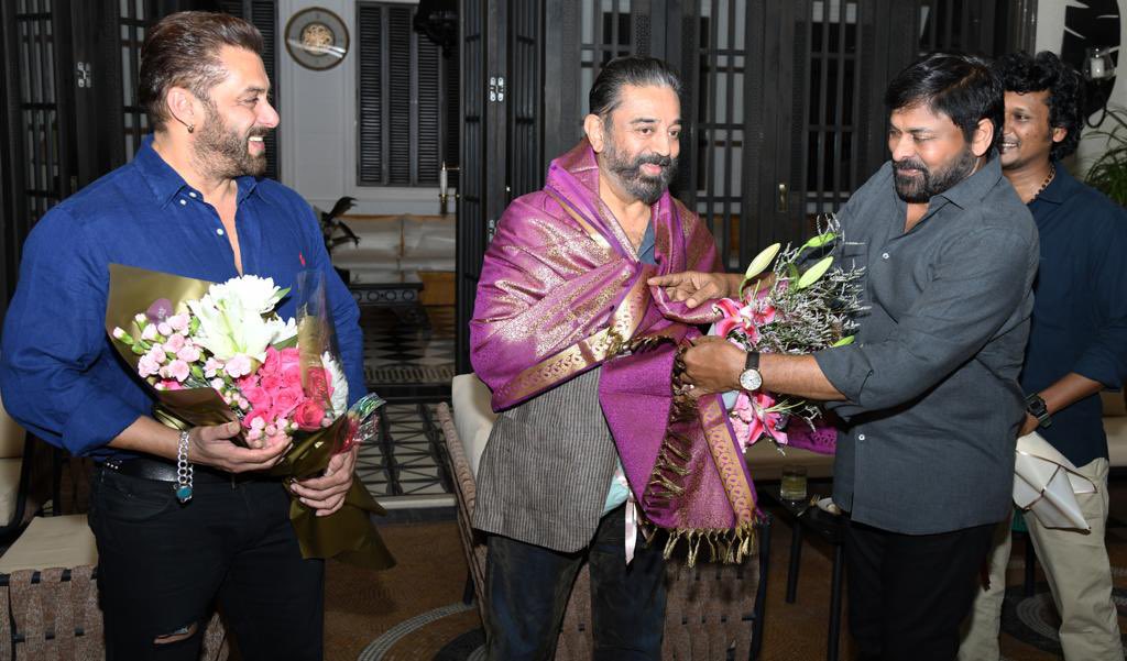 Chiru, Kamal,Salman's sensation thrills all 