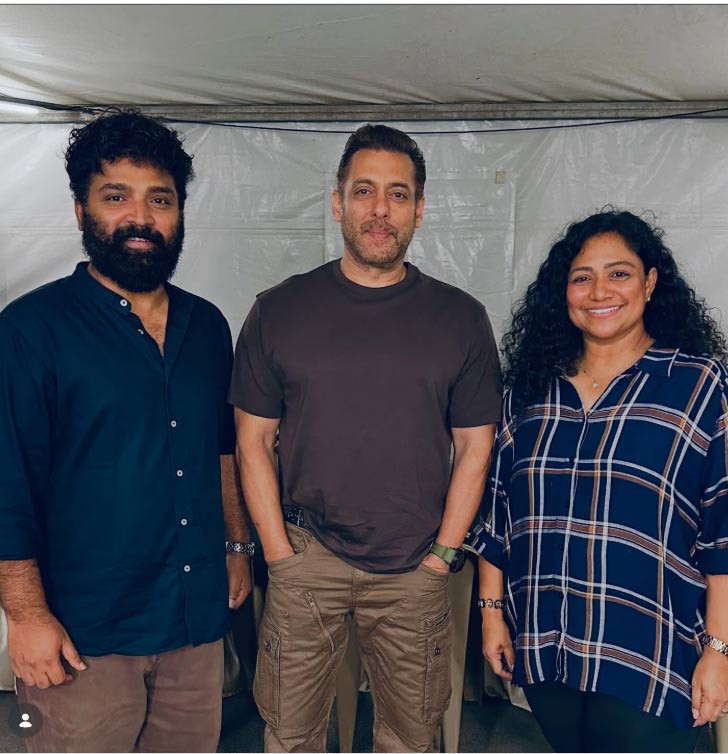 Choreographer snapped with Salman Khan