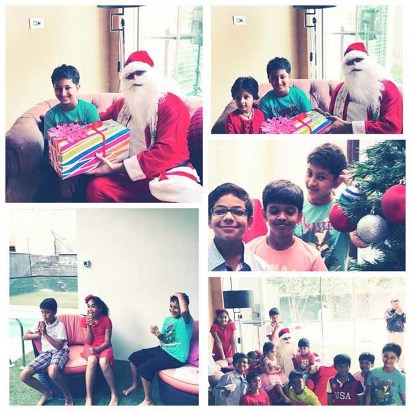 Christmas Gifts to Gautham and Sithara