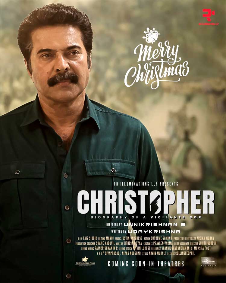 Mammootty new look from Christopher 