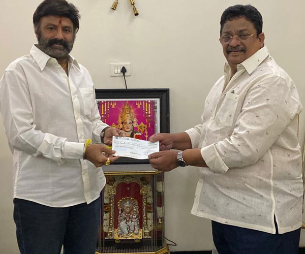 Corona Relief Balakrishna Donates 1.25 Crores