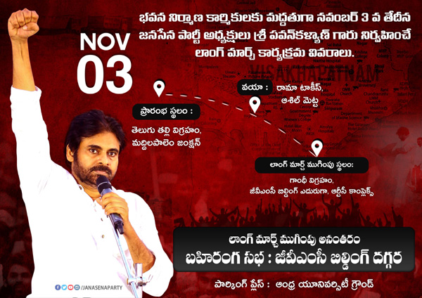 CPI, CPM No To Pawan Kalyan Janasena’s Vizag Long March