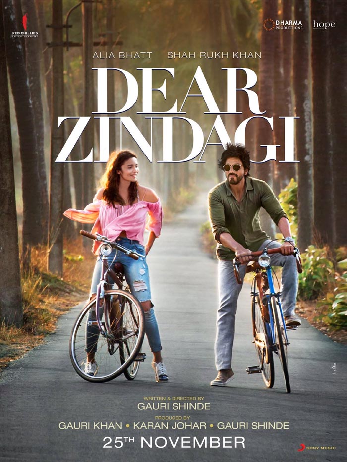 Dear Zindagi First Look Starring Shah Rukh Khan, Alia Bhatt