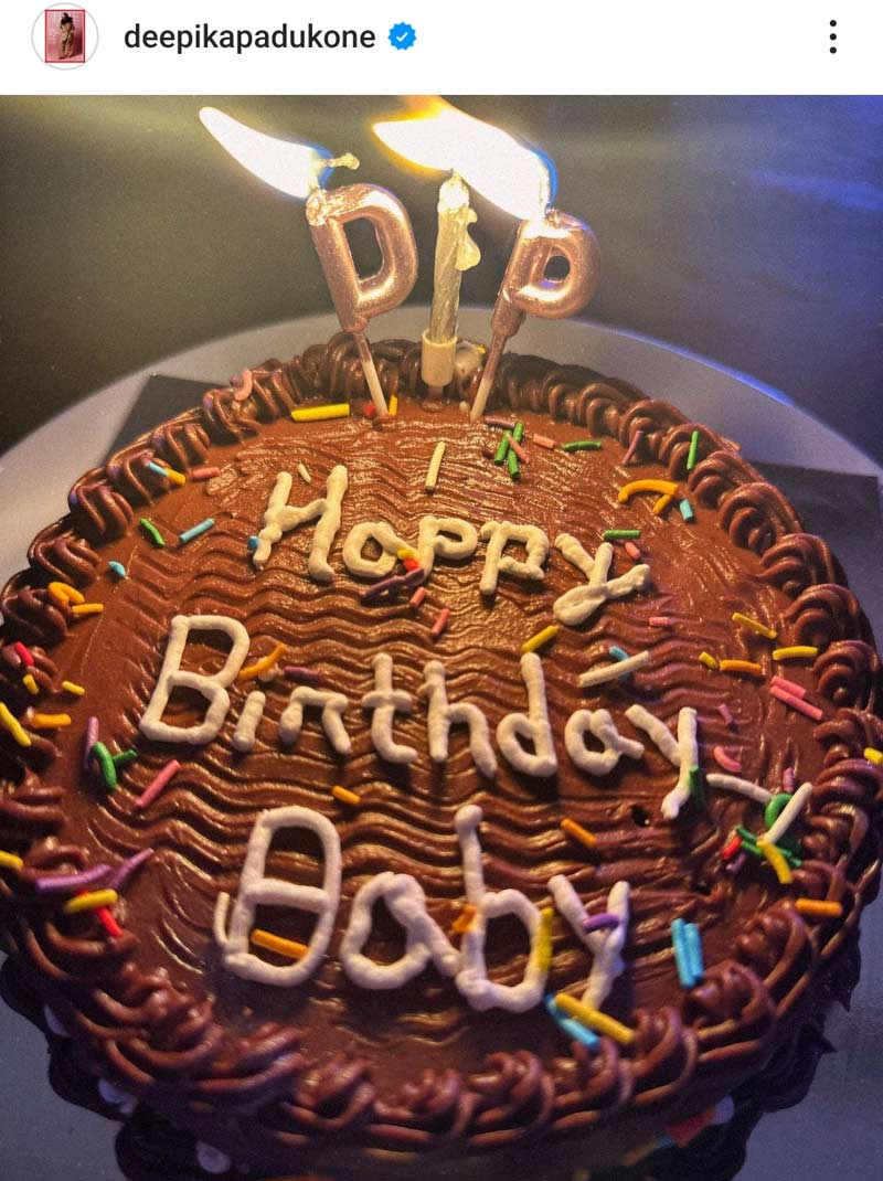Deepika Padukone celebrates her birthday with her husband 
