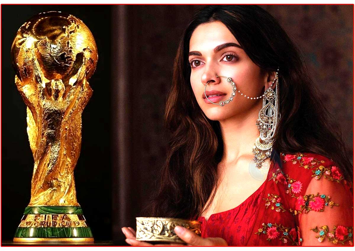 Congress Kerala on X: Deepika Padukone creates history for India. The  Pathaan star is the first Indian to unveil the FIFA World Cup trophy. Proud  of you, Deepika!  / X