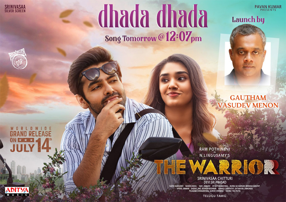 Dhada Dhada song from Warriorr arriving