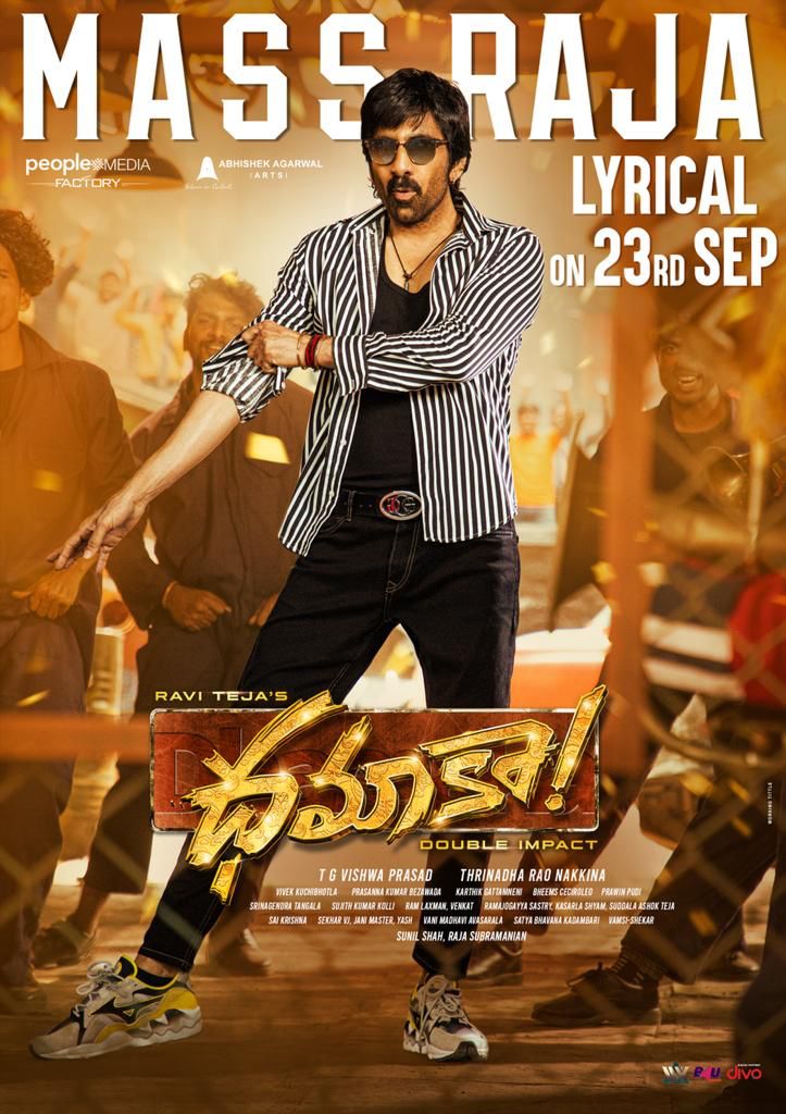 Dhamaka mass lyrical Mass Raja treat on cards