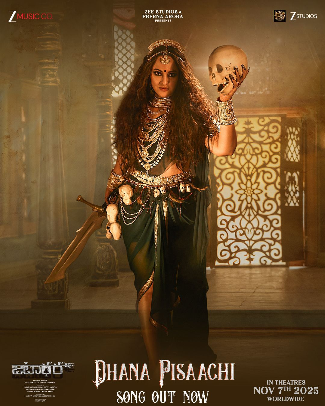 Dhana Pisachi song from Jatadhara released