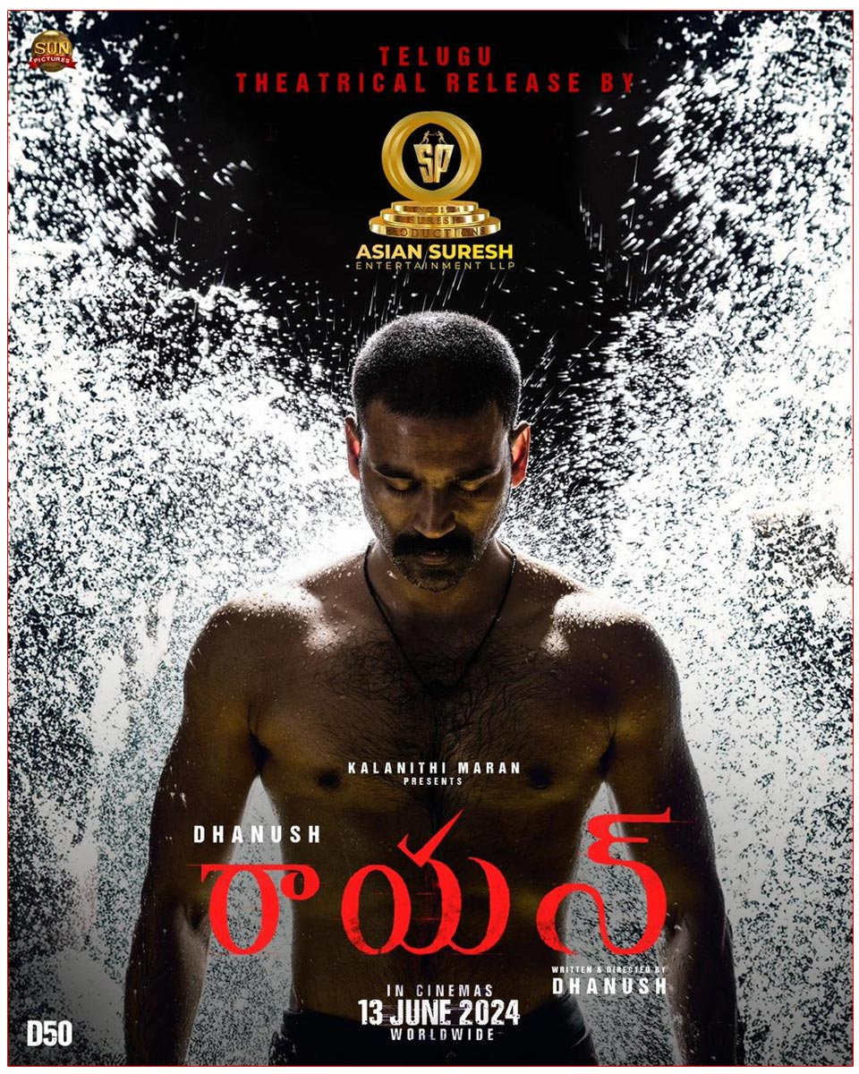 Dhanush Raayan Telugu Theatrical Release By Asian Suresh Entertainment LLP