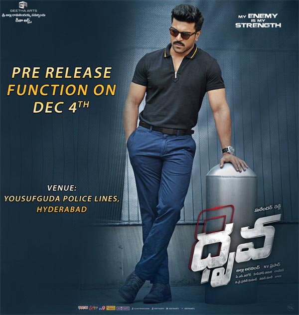 Dhruva Pre Release Function Venue Locked