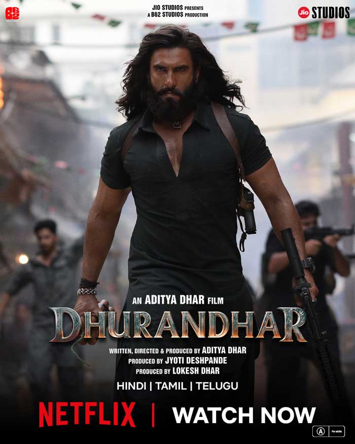 Dhurandhar's first part continues to dominate Netflix