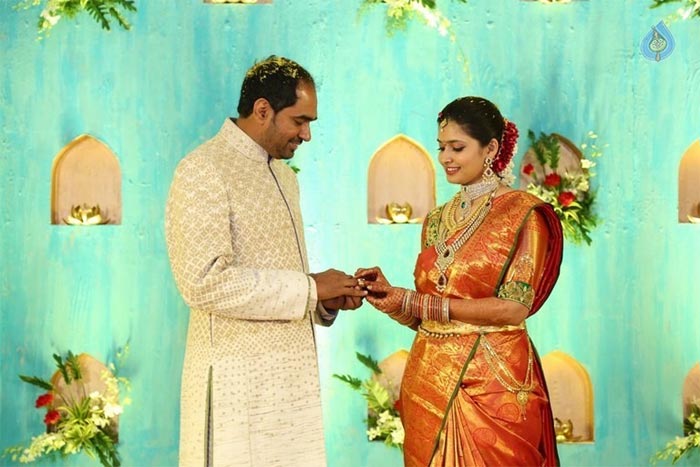 Director Krish, Dr Ramya Engagement Photo