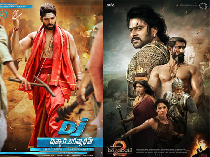 DJ and Baahubali Posters