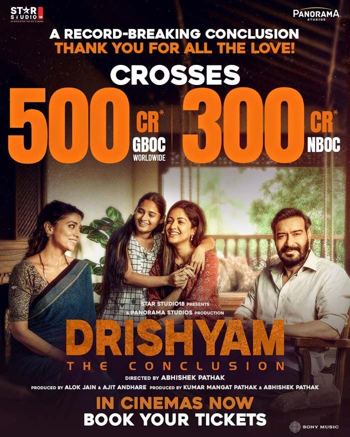 Drishyam 3 The Conclusion Box Office Collection