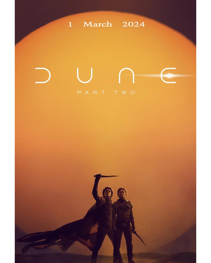 Dune 2 Arriving On 1 March 2024