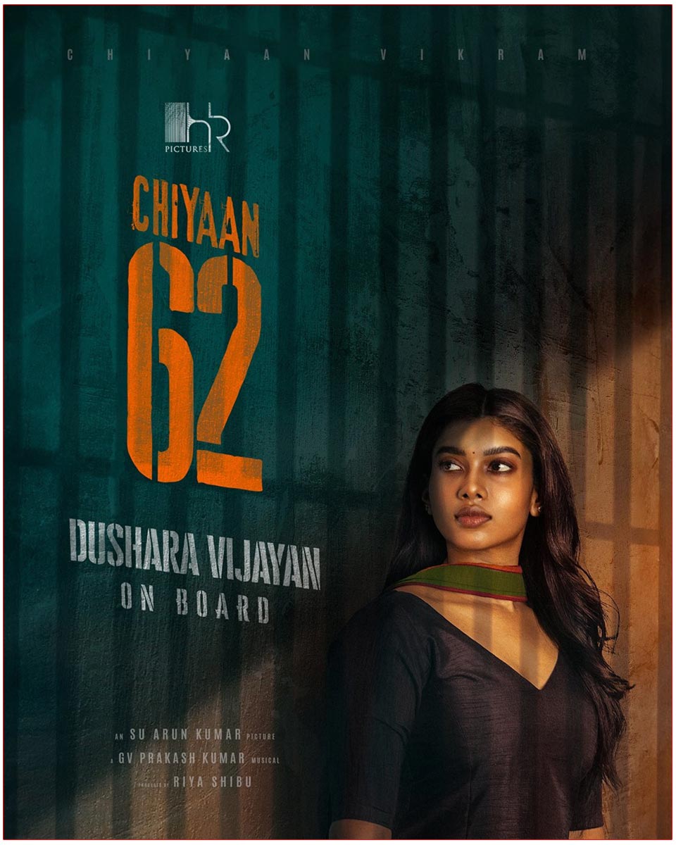 Dushara Vijayan Joins Chiyaan 62