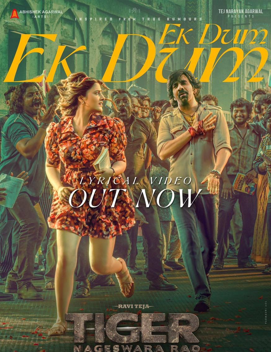  Ek Dum Ek Dum From Tiger Nageswara Rao