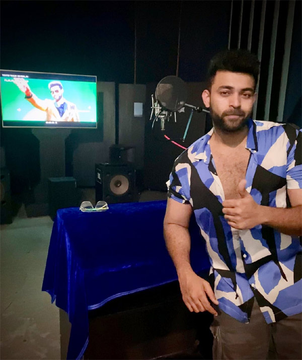 F3- Varun Tej finishes dubbing
