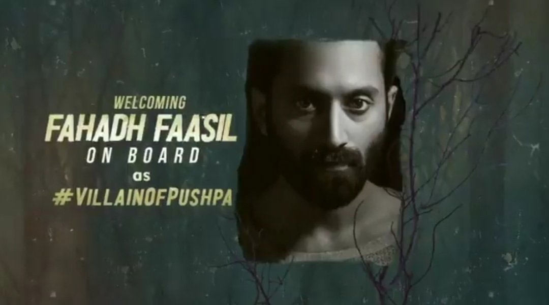 Fahadh Faasil Is Villain In Allu Arjun Pushpa