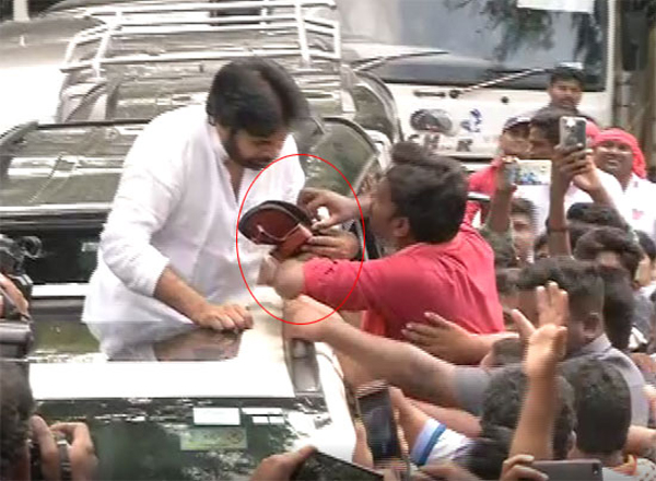 power star pawan kalyan slippers