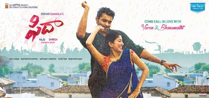 Fidaa 4 Days AP and Telangana Collections