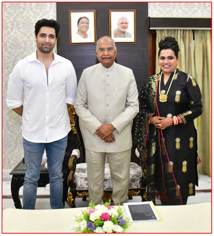 Former President Ram Nath Kovind congratulates Adivi Sesh Major